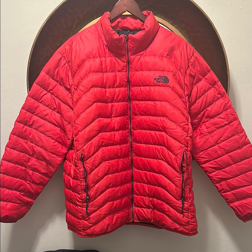 The North Face Red Puffer Jacket
